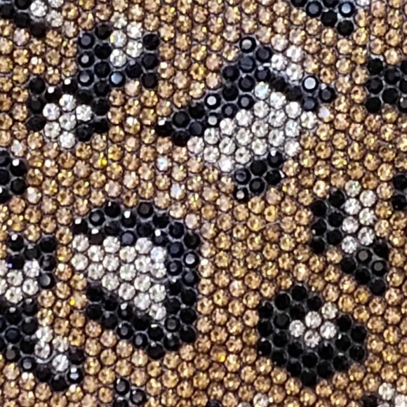 PU leather leopard print, sparkle phone case/sleeve with 50" strap - NWOT - Picture 3 of 14